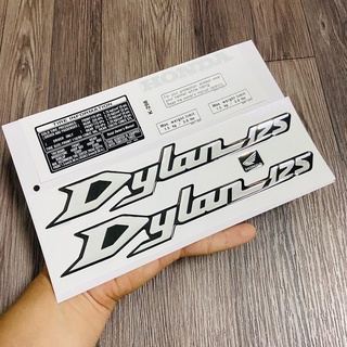 Bộ tem dán xe dylan 125cc cao cấp như tem zin