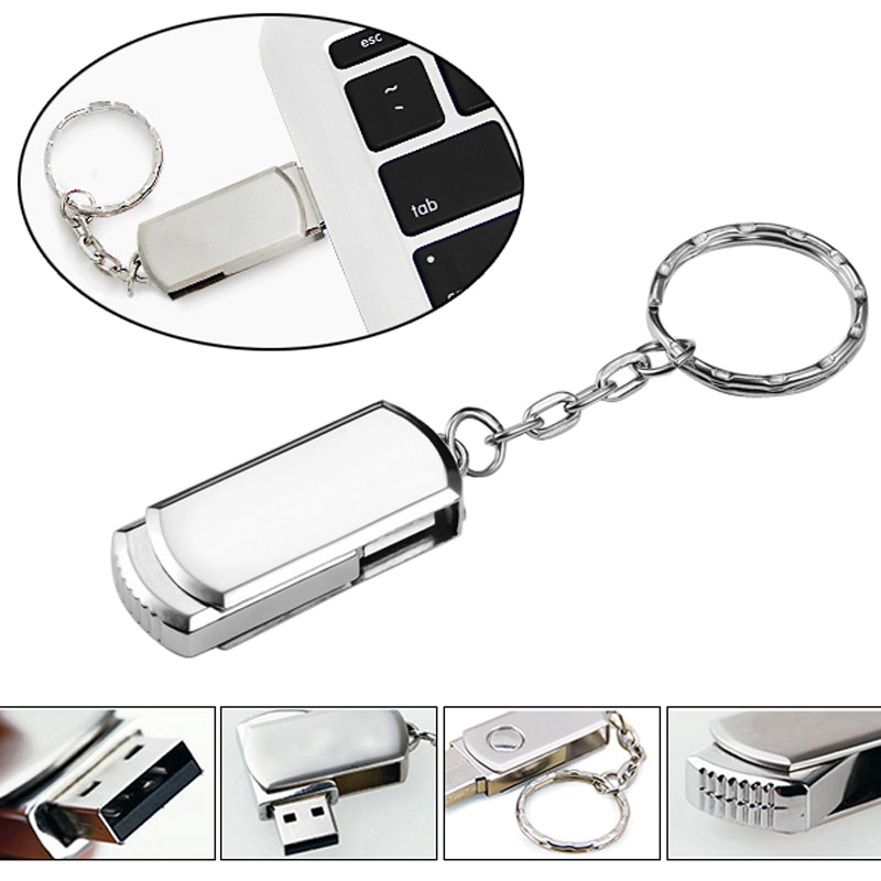 Custom Made for TV Mini Metal Usb Flash Drive 1TB Rotating Pendrive Storage Device for Computer | BigBuy360 - bigbuy360.vn