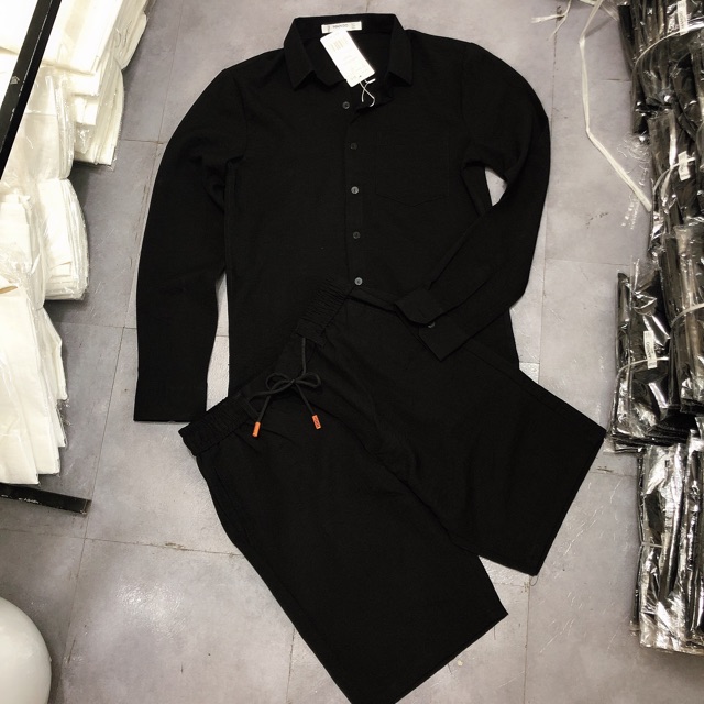 Áo Sơ Mi Đũi Nam Dài Tay Cổ Bẻ Túi Ngực ,Bộ Quần Ngố + Áo Đũi Dài Chất Mát Mặc Nhẹ Đi Biển ,Du Lịch Đi Chơi Hot 2020 | BigBuy360 - bigbuy360.vn