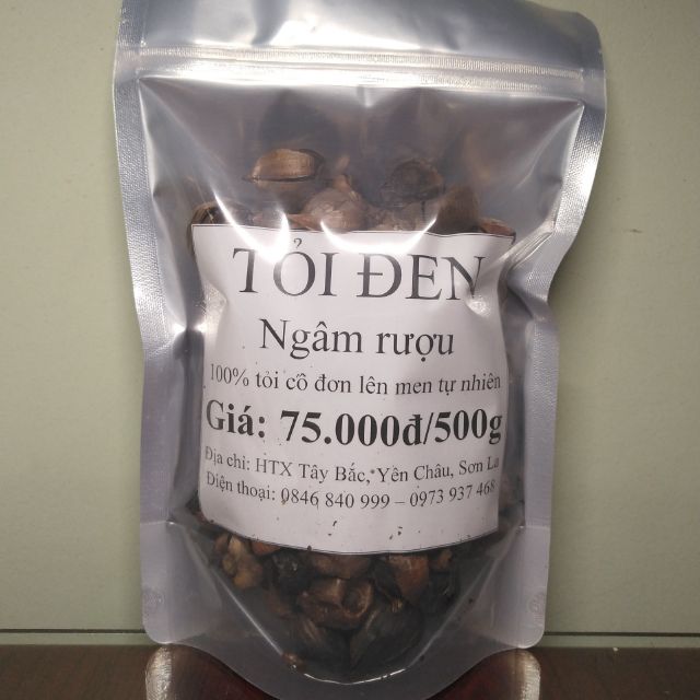 1kg tỏi đen loại xấu dùng ngâm rượu