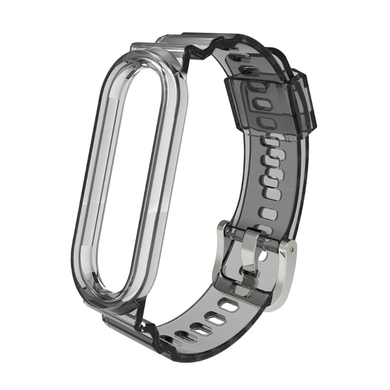 Dây đeo đồng hồ TPU chống xước có thể điều chỉnh cho Xiaomi Mi Band 6 5 4 3
