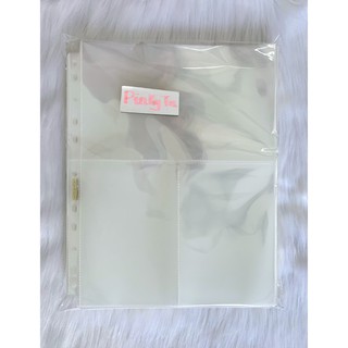 Trang Sheet A4 3 ngăn (1 ngang, 2 dọc) MeeT/MeeTYX Trong Suốt - 11 Lỗ của Trung