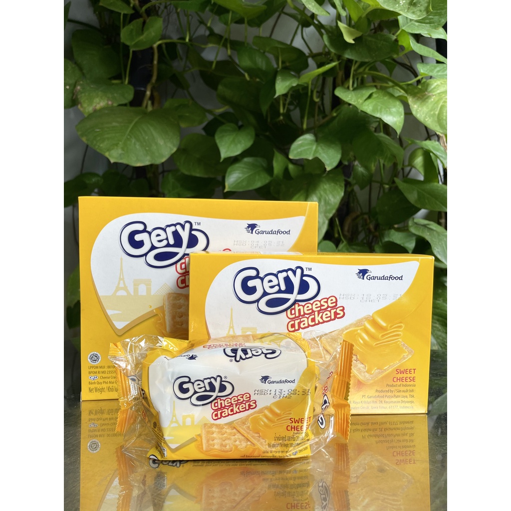 Bánh Quy Phô Mai Gery Cheese Crackers (Gói 100g)