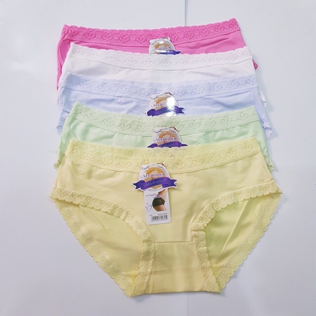 COMBO 10 QUẦN COTTON PHỐI REN 819 from dưới 58kg