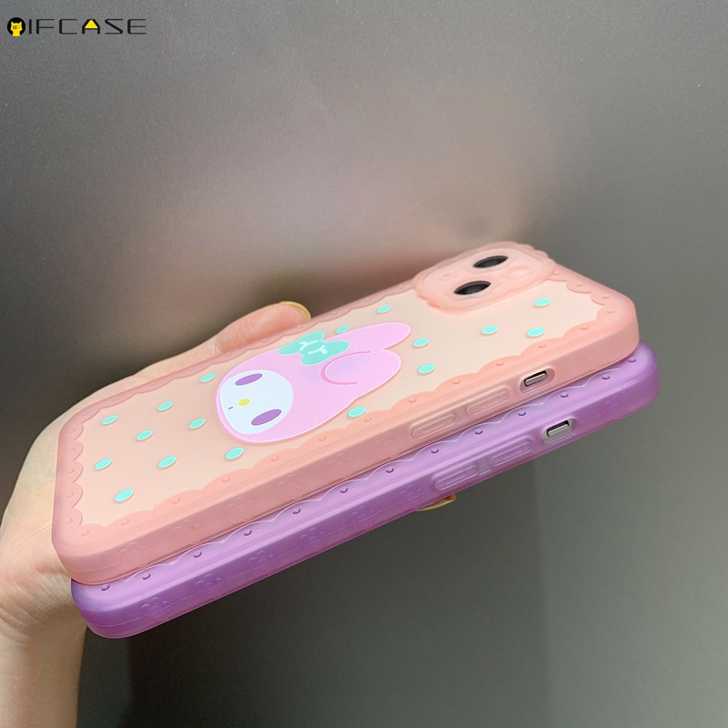 Ốp Điện Thoại TPU Dẻo Họa Tiết Hoạt Hình Melody Kulomi Chấm Bi Nhiều Màu Cho iPhone 13 12 12 11 Pro Max XS Max XR X