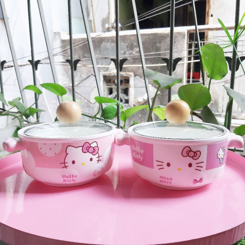 🌻NỒI SỨ MẪU MỚI KITTY 🎀 KITTY HOUSE