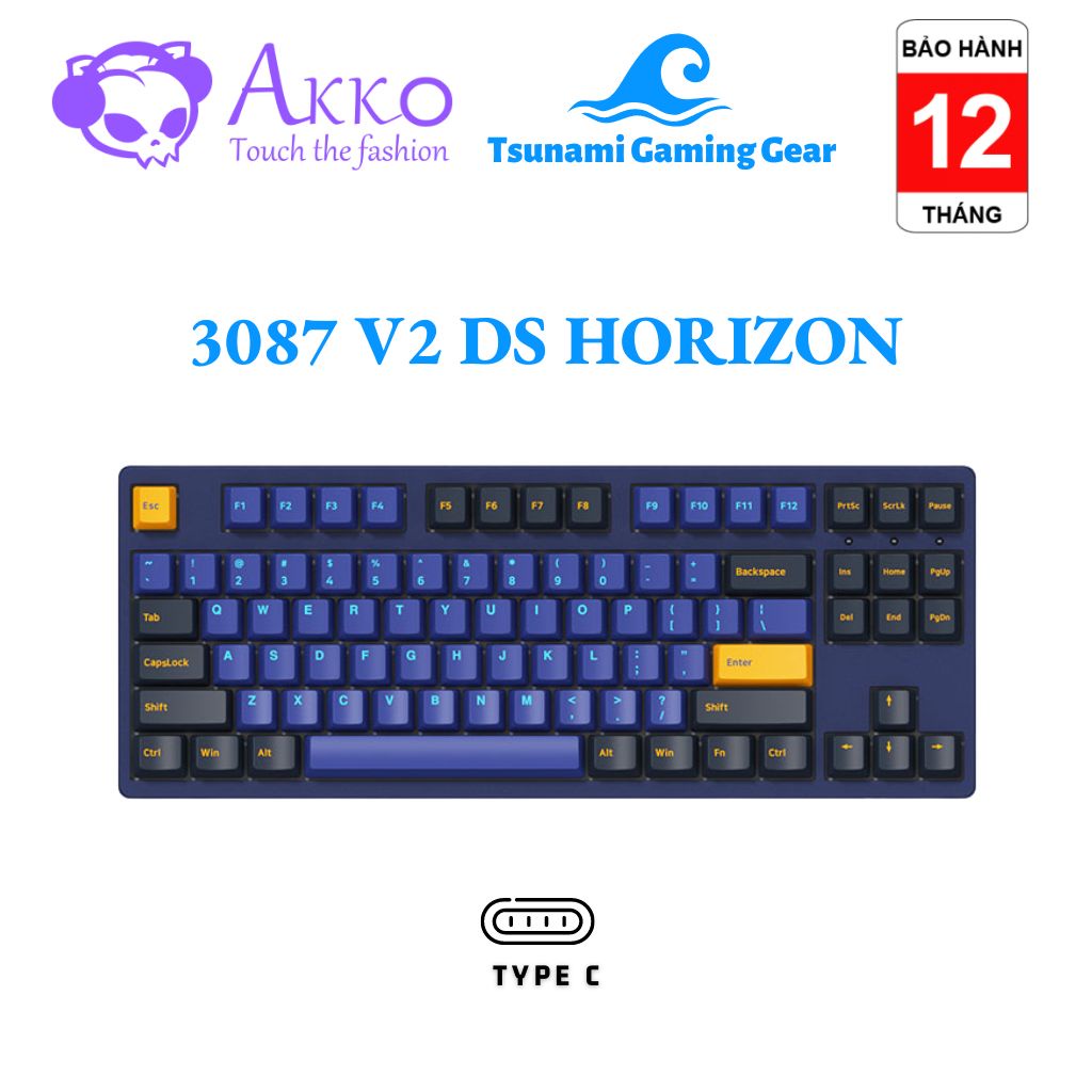 Bàn phím cơ AKKO 3087 v2 DS Horizon (Akko switch v2)
