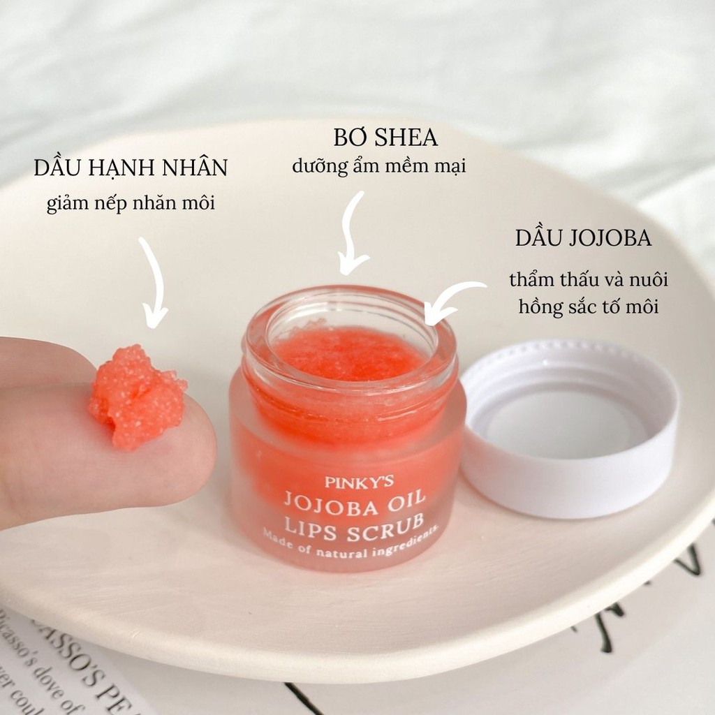 Tẩy tế bào chết môi - Tẩy da chết môi PINKY'S Jojoba Oil Lips Scrub | BigBuy360 - bigbuy360.vn