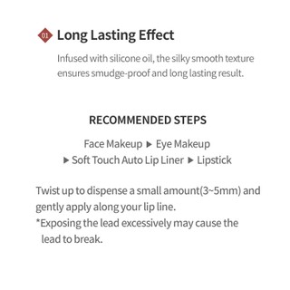 Chì kẻ viền môi Etude House Soft Touch Auto Lip Liner Ad