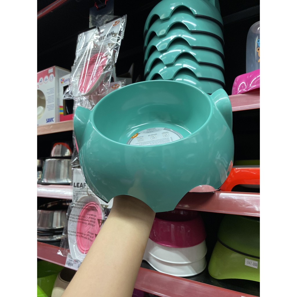 Chén ăn cho thú cưng  UNITED PETS  FUNNY BOWL (TURQUOISE) (20cm) (500ml)