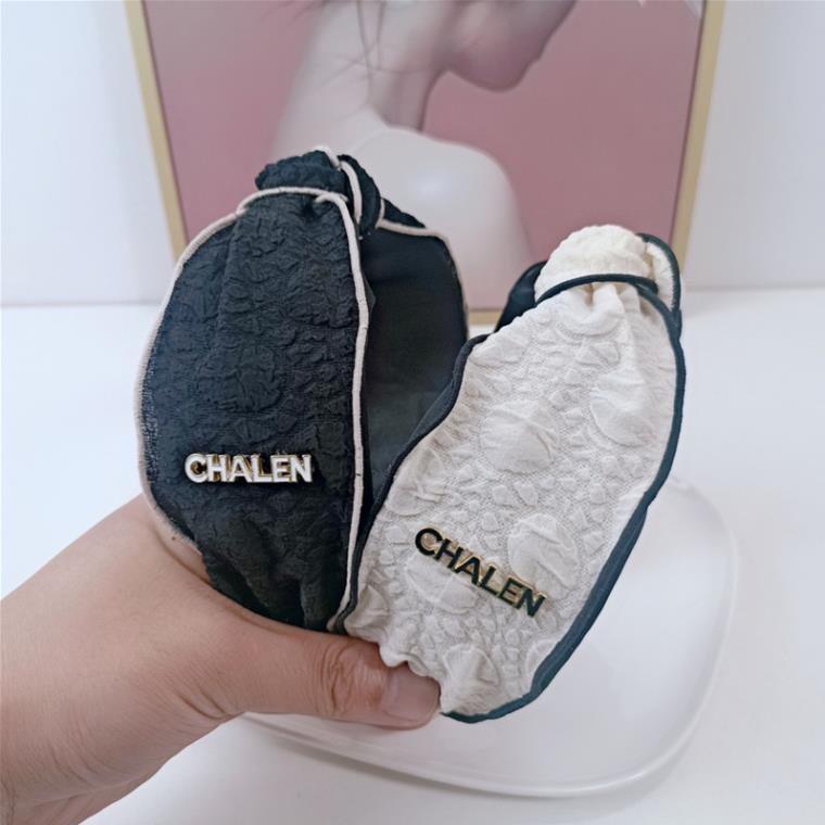 Bờm tóc băng đô cài tóc Chalen thắt nơ, viền ren to bản thời trang Hàn Quốc, June Accessories