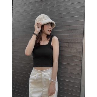 Áo hai dây bản to croptop ⚡freeship⚡ giá rẻ, basic, phối hợp với nhiều kiểu đồ
