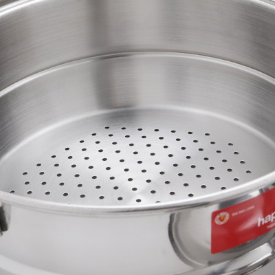 Bộ xửng hấp inox cao cấp 3 đáy Happy Cook ST26