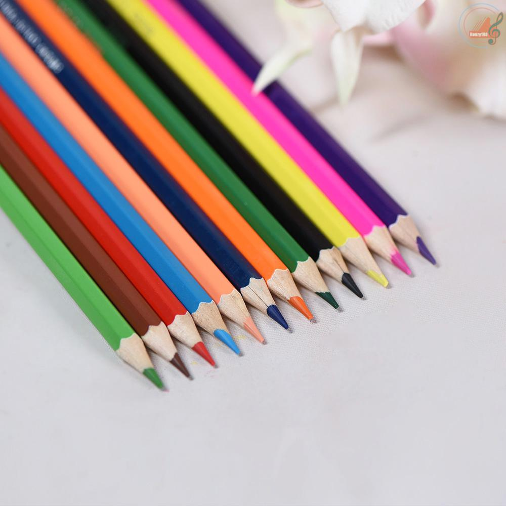 12 Colors Non-toxic Drawing Wood Coloring Colored Pencils Set Painting Stationery for Students Artist   Adults