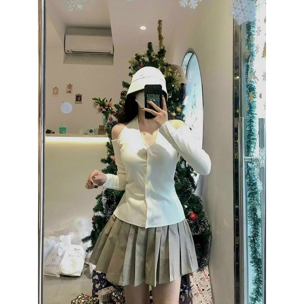 SET CV XẾP LI ÁO CỔ YẾM ( trả hàng trước tết ) | BigBuy360 - bigbuy360.vn