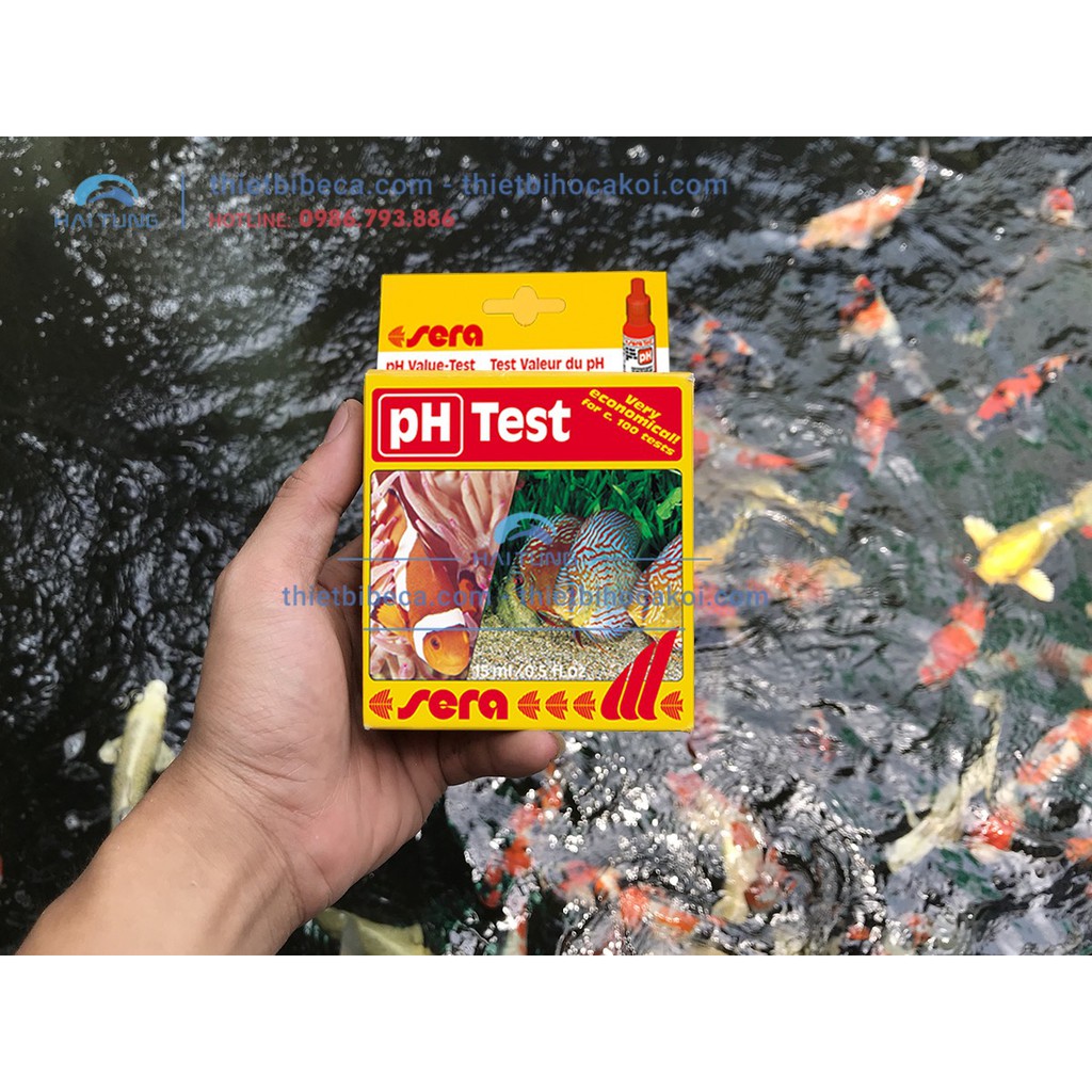 Bộ Test Kit kiểm tra thông số PH nước bể cá cảnh(test ph sera)