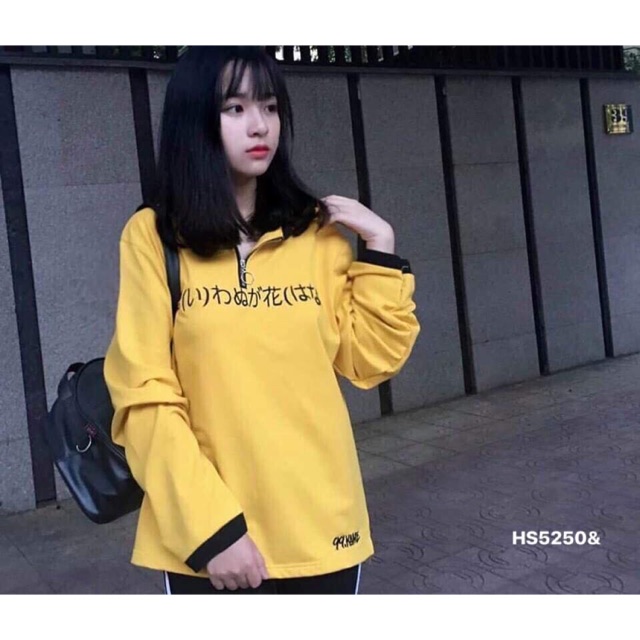 Áo cổ khoá chữ hàn-KT