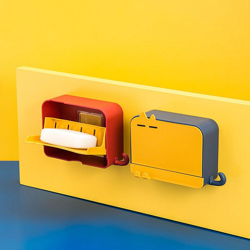 Hộp Đựng Xà Phòng Gắn Tường Bằng PP Họa Tiết Hoạt Hình Dễ Thương Chất Lượng Cao