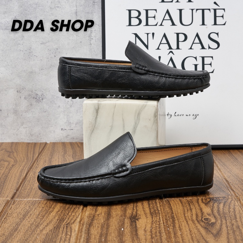 Giày Lười Nam Cao Cấp,Giày Mọi Công Sở  Siêu Mềm Siêu Êm Dáng Trẻ
