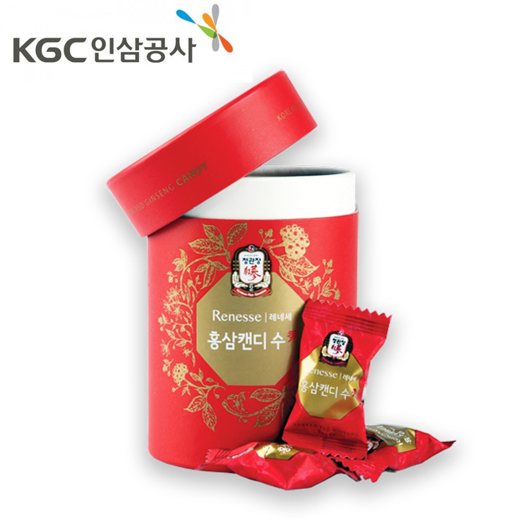 KẸO HỒNG SÂM CHÍNH PHỦ KOREAN RED GINSENG CANDY RENESSE KGC 120 GRAM