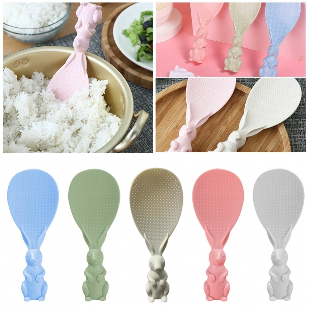 Muỗng xới cơm chống dính hình thỏ mới