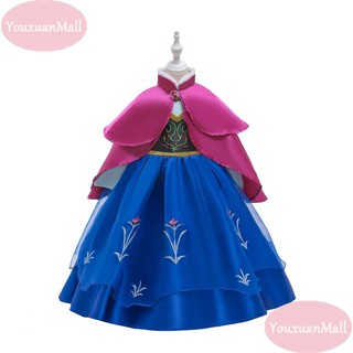 Đầm công chúa Anna tay dài