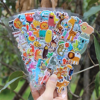 Hình dán hoạt hình cho bé nổi 3D , 10 hình.