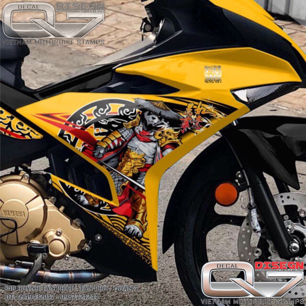 Tem Rời EXCITER 150 GẤU PANDA