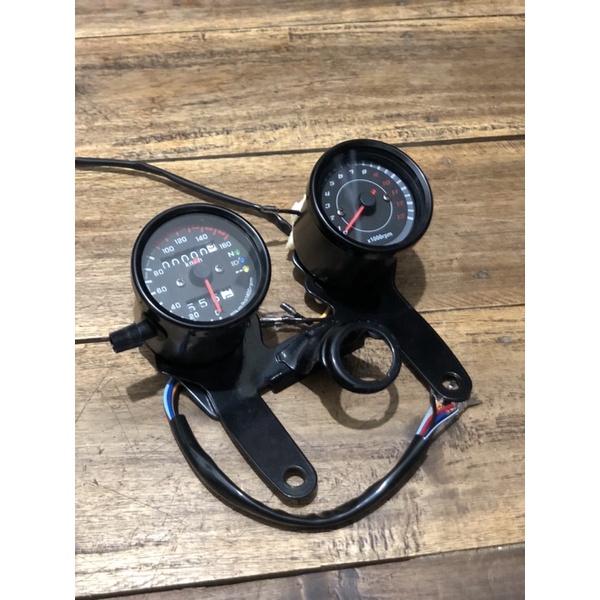 Đồng hồ công tơ xe máy độ classsic cafe,tracker,streetcud