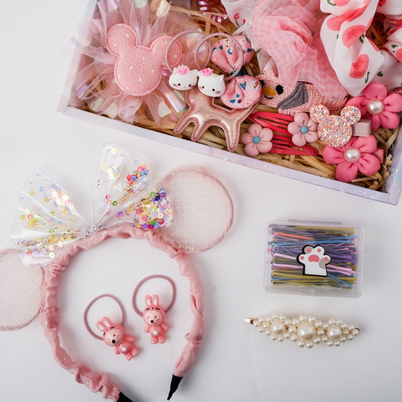 Flgo Dây Buộc Tóc Co Giãn Đáng Yêu Cho Bé Gái