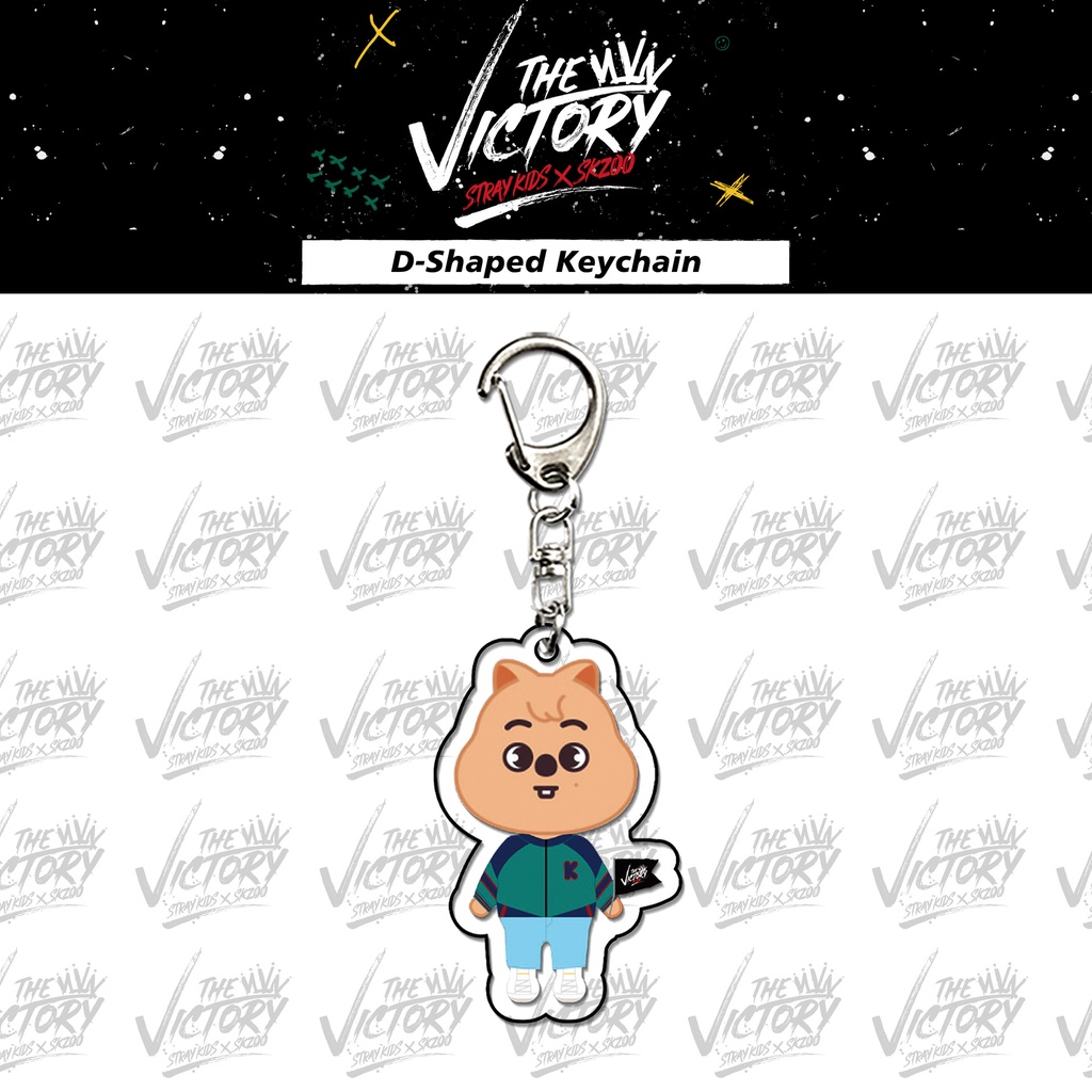 Móc Chìa Khóa In Hình Các Thành Viên Nhóm Nhạc Kpop Stray Kids Dễ Thương