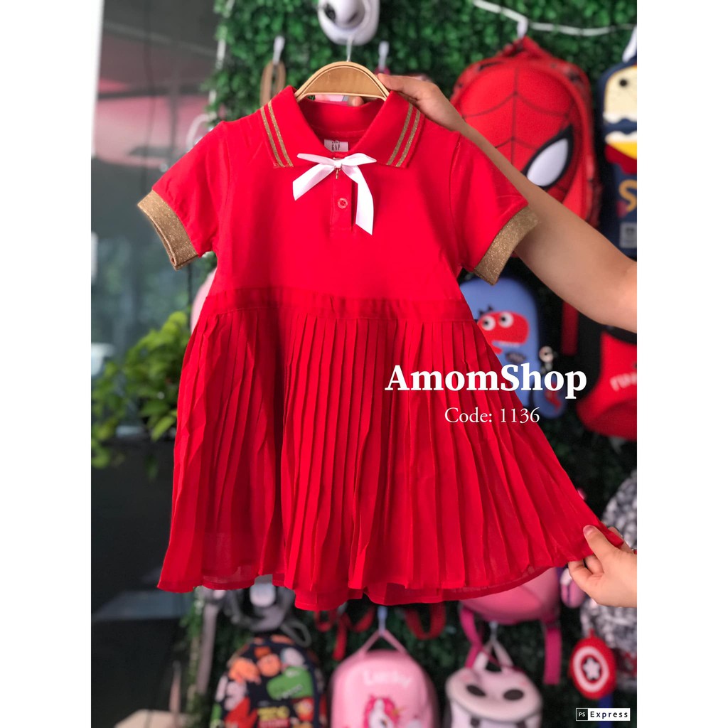Đầm Gap Bé Gái