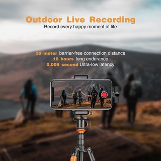 QKZ M9 wireless 2.4G microphone (Type-C+IOS OTG) two-in-one universal