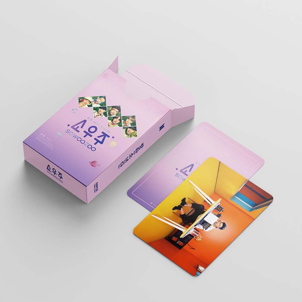 Hộp 55 Ảnh Lomo Card Nhóm Nhạc BTS 2021