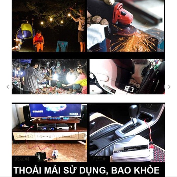 Bộ kích điện ắc quy 12V lên 220V 500W INVERTER