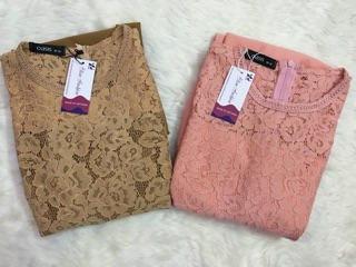 Đầm xòe phối thân ren CC