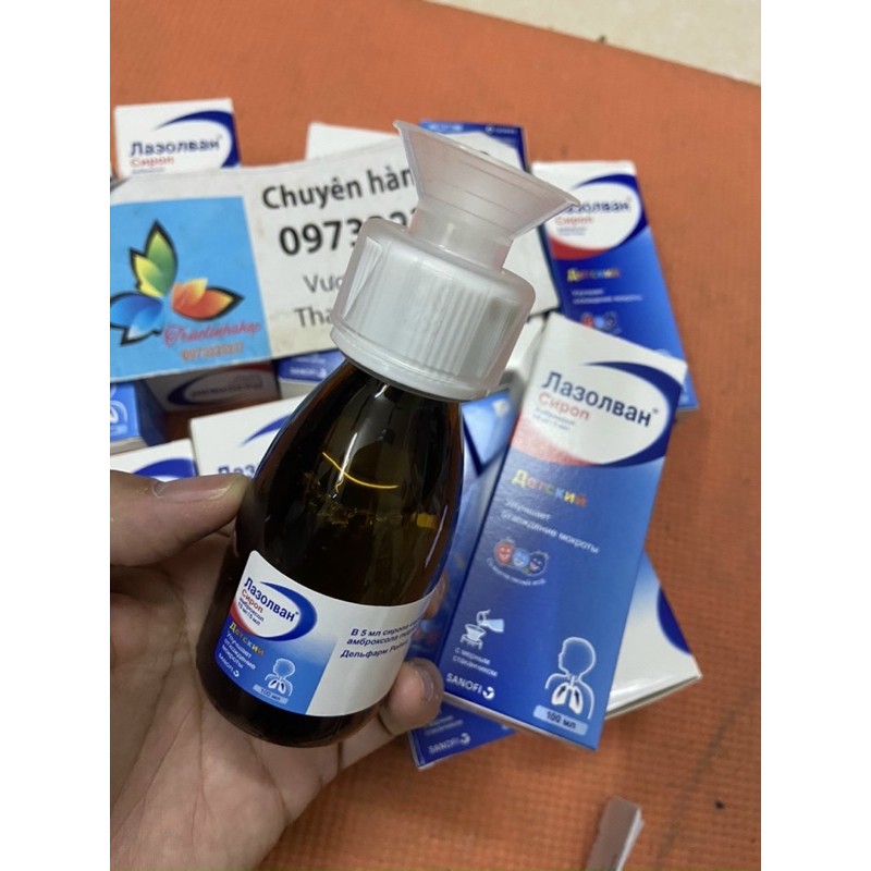 Siro ho Lazolvan 100ml của Nga