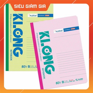 VỞ KLONG 80 TRANG KẺ NGANG