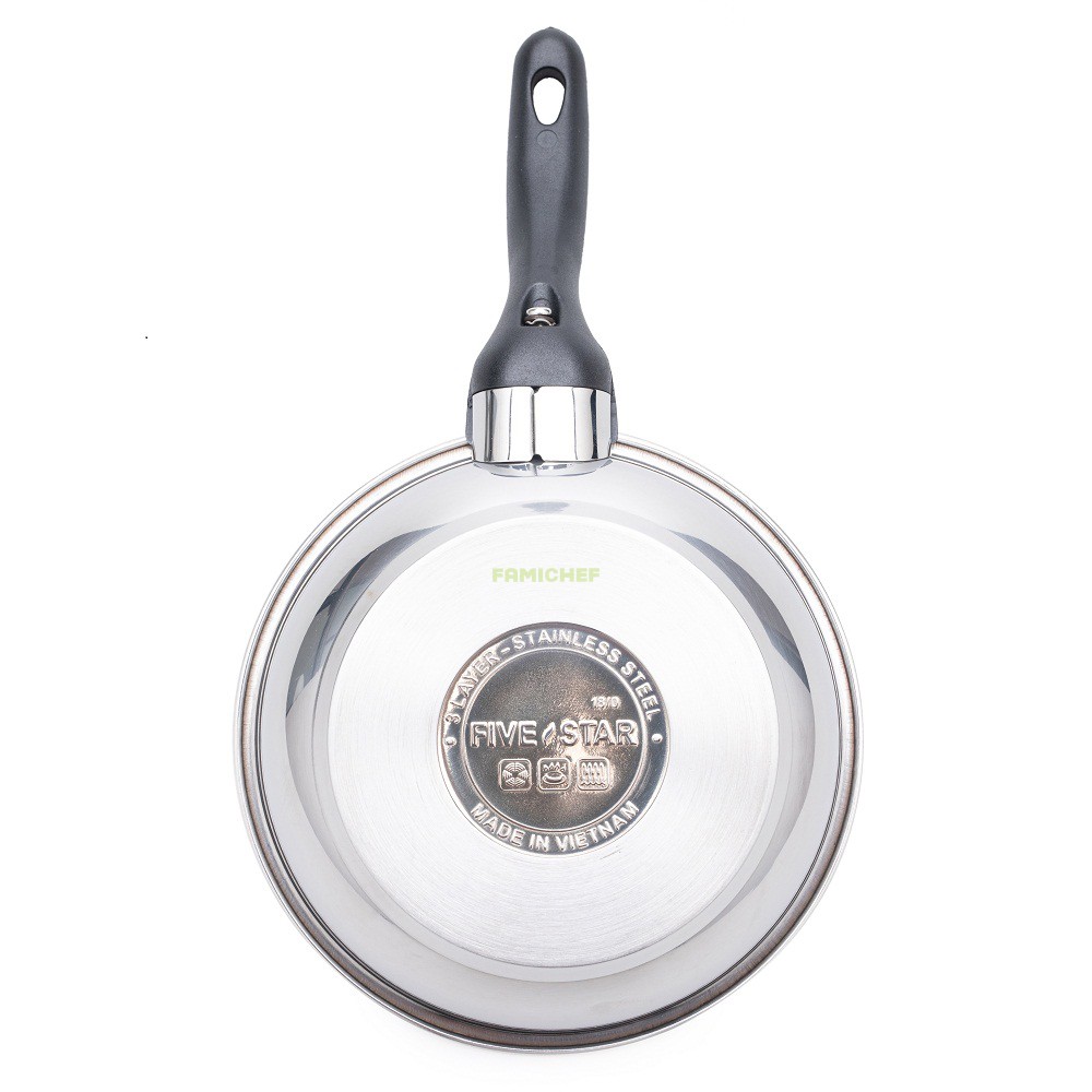 Chảo inox chống dính 3 đáy FiveStar FSC20001 20cm