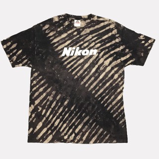 Áo thun loang Mỹ tie dye Nikon unisex bigsize
