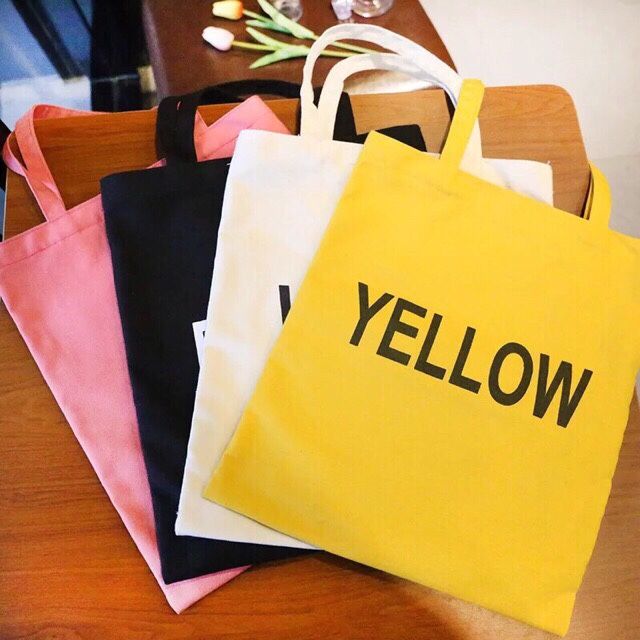Túi vải Back Pink White Yellow