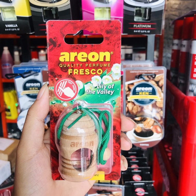 Tinh Dầu Thơm Treo Xe Areon Hương Lily Of The Valley , Khử Mùi Hôi Nhập Khẩu Blugaria FRTN18