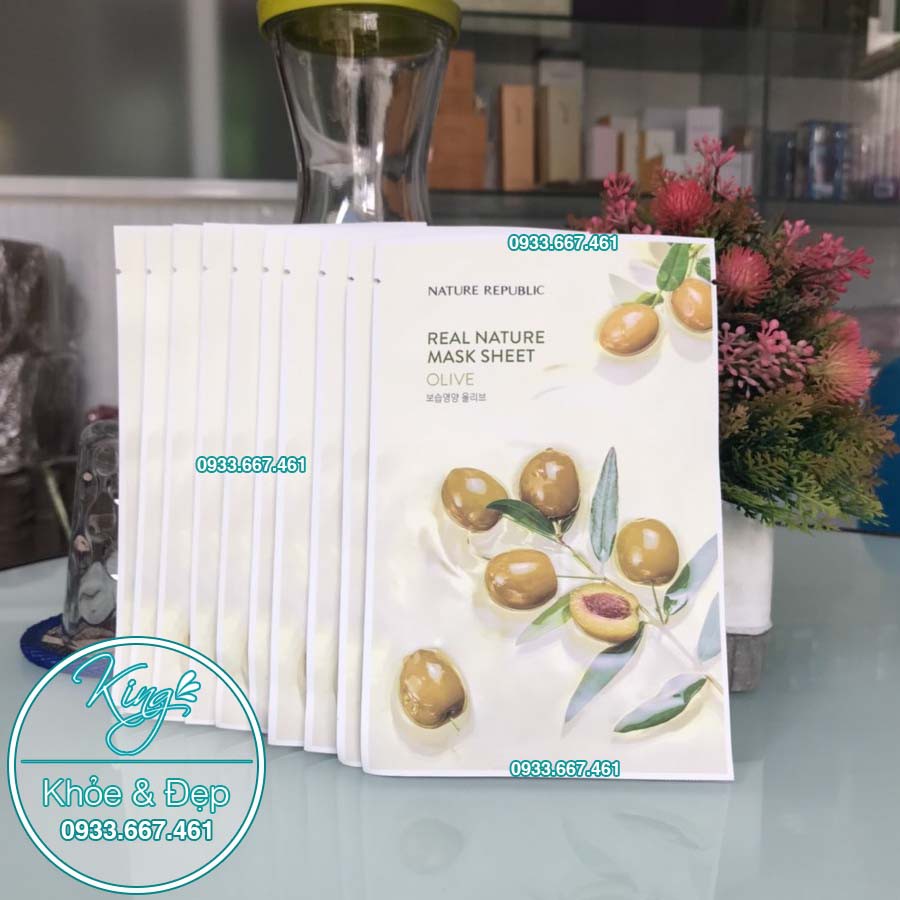 Mặt nạ The Face Shop Real Nature Mask Olive