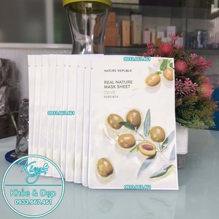 Mặt nạ The Face Shop Real Nature Mask Olive