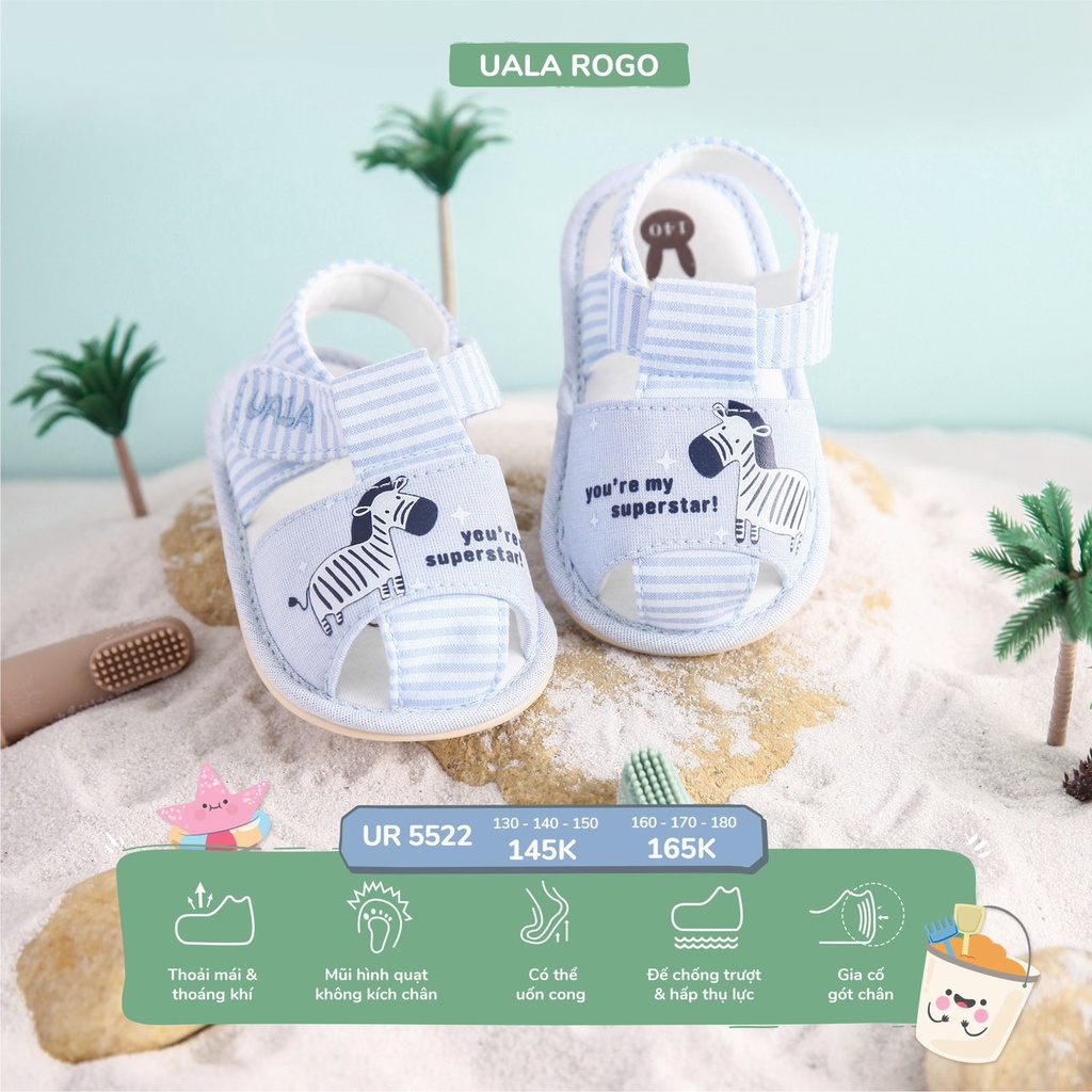 (UALAROGO) Giày/Dép Sandal tập đi UR5522