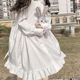 ✨[Kèm ảnh thật - Order - Hàng Loại 1] Đầm Lolita Công chúa màu trắng