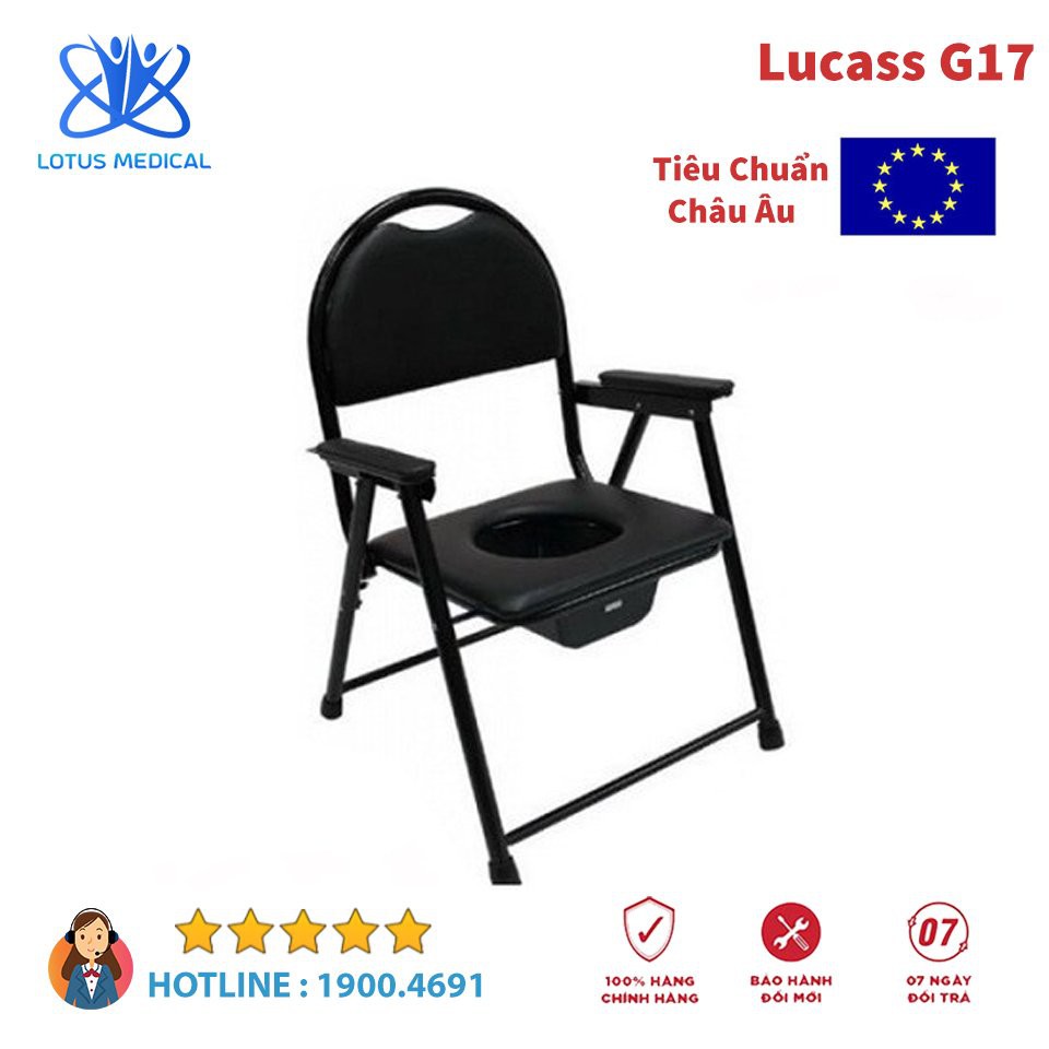 [CHÍNH HÃNG] GHẾ BÔ KHÔNG BÁNH XE LUCASS G17 – Ghế Bô Không Bánh Xe Mặt Nệm Lucass G17