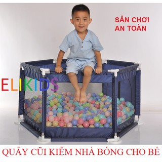Nhà banh, nhà bóng cho bé tặng kèm 10 bóng