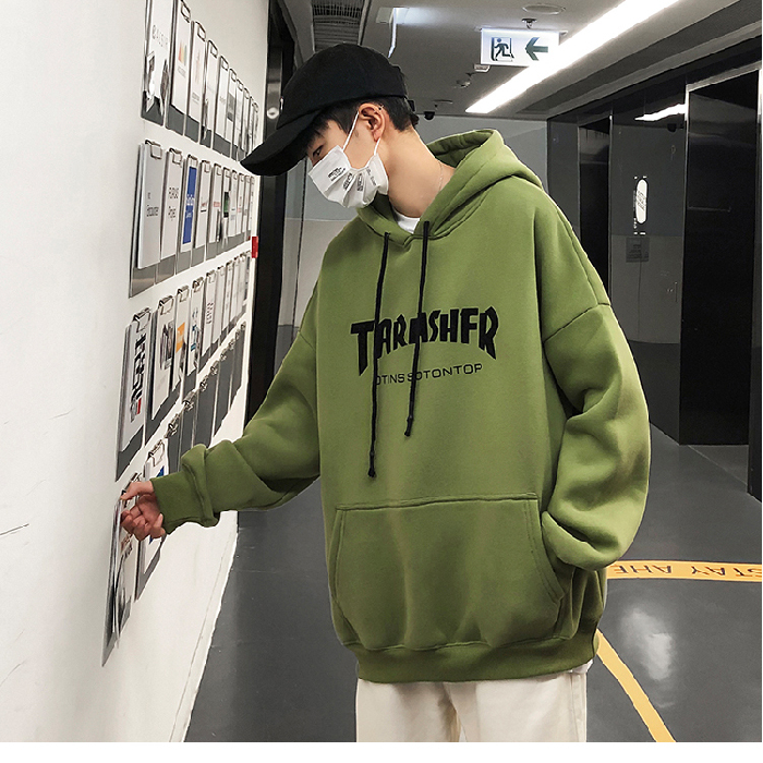 Áo hoodie dáng rộng phong cách Hàn Quốc dành cho nam | BigBuy360 - bigbuy360.vn