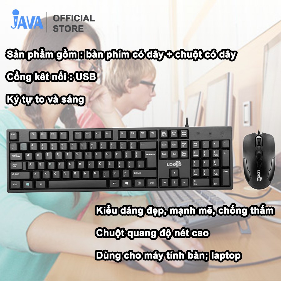 Bộ Bàn Phím kèm Chuột Lokai - Chất Lượng Cao Đa Dụng [ BH 6 THÁNG ] | BigBuy360 - bigbuy360.vn